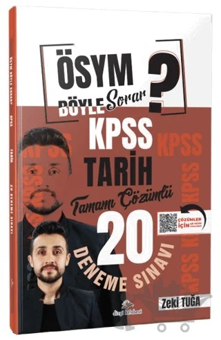 ÖSYM Böyle Sorar 2026 KPSS Tarih Tamamı PDF Çözümlü 20 Deneme Sınavı – Zeki Tuğa – Dizgi Kitap kitap kapağı