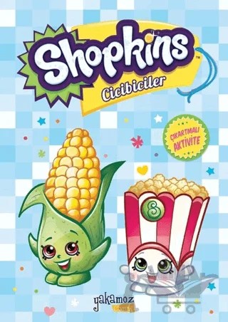 Shopkins Cicibiciler Çıkartmalı Aktivite - Mavi Kitap – Kolektif – Yakamoz Yayınevi kitap kapağı