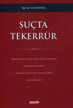 Suçta Tekerrür – Can Hocaoğlu – Seçkin Yayıncılık kitap kapağı