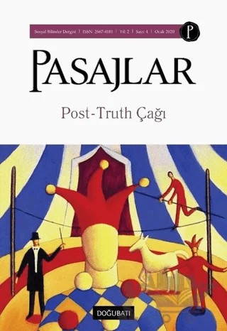 Pasajlar Sosyal Bilimler Dergisi Sayı: 4 Ocak 2020 – Pasajlar Sosyal Bilimler Dergisi kitap kapağı