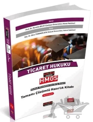 2025 HMGS Ticaret Hukuku Hazırlık Kitabı Çözümlü – Nurettin Bilici, Ebru Tüzemen Atik – Savaş Yayınevi kitap kapağı