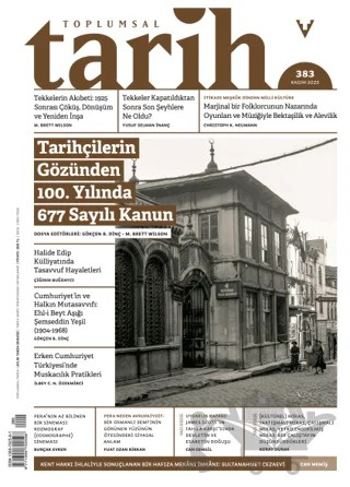 Toplumsal Tarih Dergisi: 383 Kasım 2025 – Tarih Vakfı Yurt Yayınları - Toplumsal Tarih Dergisi kitap kapağı