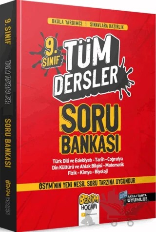 9. Sınıf Tüm Dersler Soru Bankası – Kolektif – Benim Hocam Yayınları kitap kapağı