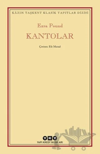 Kantolar – Ezra Pound – Yapı Kredi Yayınları kitap kapağı