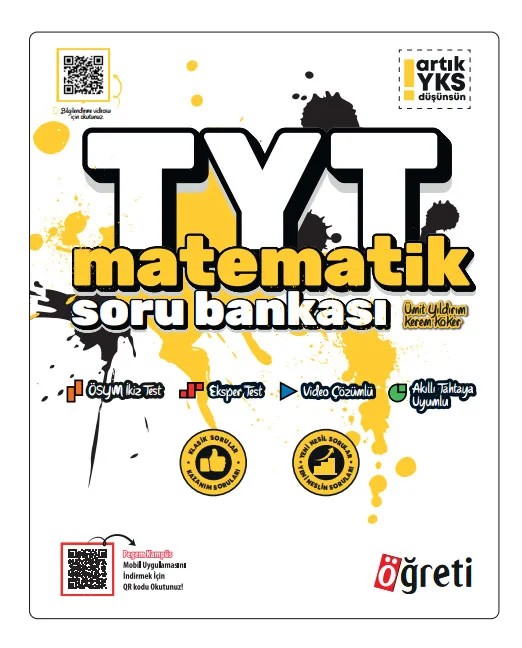 Tyt Matematik Soru Bankası (Öğreti) – Öğreti Akademi kitap kapağı