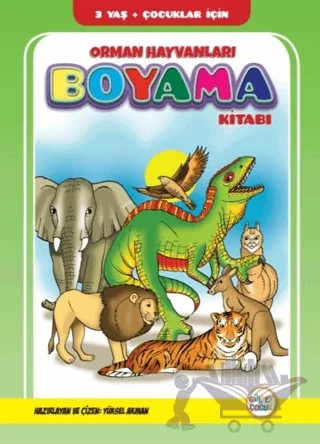 Orman Hayvanları Boyama Kitabı – Kolektif – Gülbey Yayınları kitap kapağı