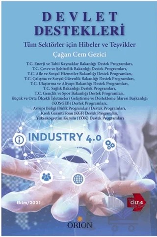 Devlet Destekleri Cilt-4 – Çağan Cem Gezici – Orion Kitabevi kitap kapağı