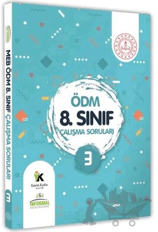 8. Sınıf LGS MEB Çalışma Soruları Ölçme Değerlendirme Merkezi ÖDM Çalışma Kitabı 3 – Kolektif – Karakutu Yayın kitap kapağı