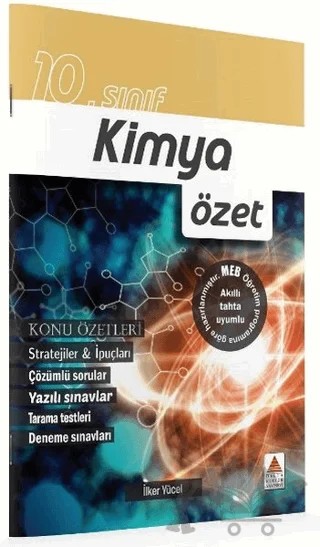 10. Sınıf Kimya Özet – İlker Yücel – Delta Kültür Yayınevi kitap kapağı