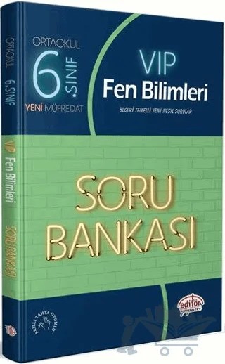 6. Sınıf VIP Fen Bilimleri Soru Bankası – Kolektif – Editör Yayınevi kitap kapağı