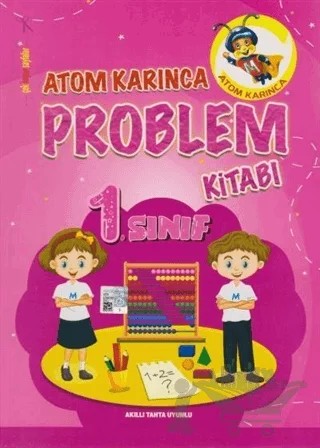 Atom Karınca 1. Sınıf Problemler Kitabı – Ahmet Çelikkol – Atom Karınca Yayınları kitap kapağı