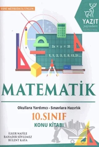 Yazıt 10. Sınıf Matematik Konu Kitabı – Bahadır Söylemez, Bülent Kaya, İlker Nafile – Yazıt Yayıncılık kitap kapağı