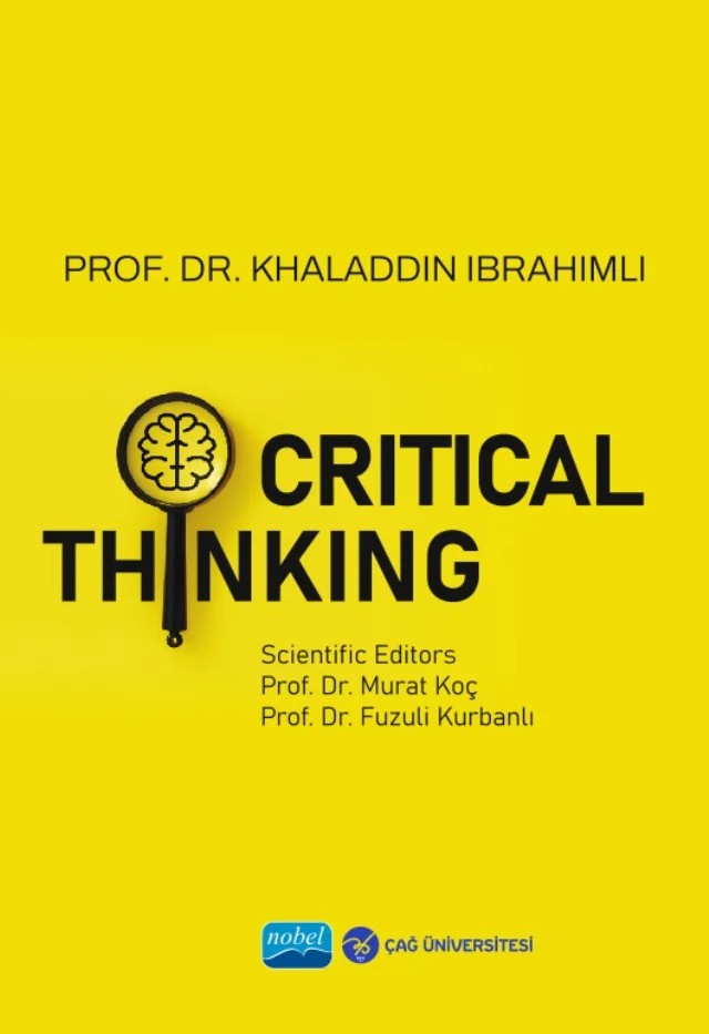 Critical Thinking – Khaladdin Ibrahimli – Nobel Akademik Yayıncılık kitap kapağı