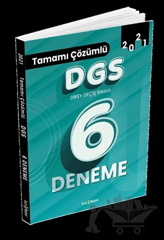 2021 DGS Tamamı Çözümlü 6 Deneme – Kolektif – Tercih Akademi Yayınları kitap kapağı
