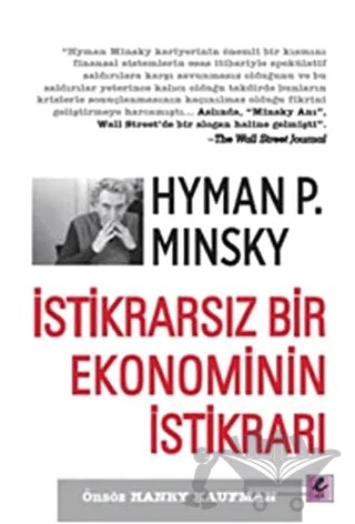 İstikrarsız Bir Ekonominin İstikrarı – Hyman P. Minsky – Efil Yayınevi kitap kapağı