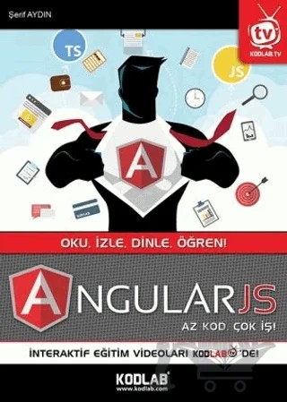 Angularjs – Şerif Aydın – Kodlab Yayın Dağıtım kitap kapağı