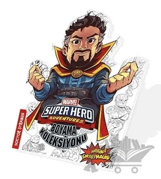 Dr. Strainge - Marvel Süper Kahramanlar Boyama Koleksiyonu – Kolektif – Beta Kids kitap kapağı