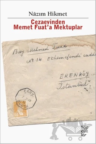 Cezaevinden Memet Fuat'a Mektuplar – Nazım Hikmet Ran – Sözcükler Yayınları kitap kapağı