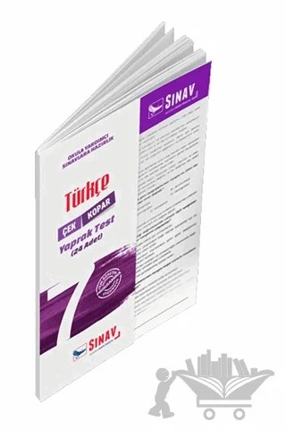 7. Sınıf Türkçe Çek Kopar Yaprak Test – Kolektif – Sınav Yayınları kitap kapağı