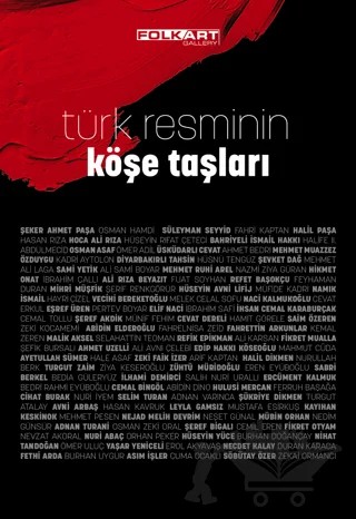 Türk Resminin Köşe Taşları – Evrim Altuğ, Fahri Özdemir – Folkart Gallery Yayınları kitap kapağı