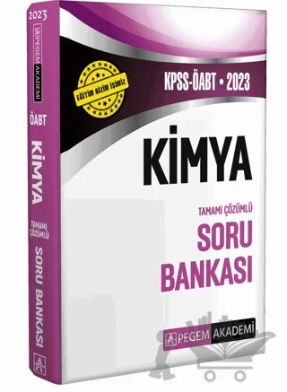 2023 KPSS ÖABT Kimya Soru Bankası – Kolektif – Pegem Akademi Yayıncılık kitap kapağı