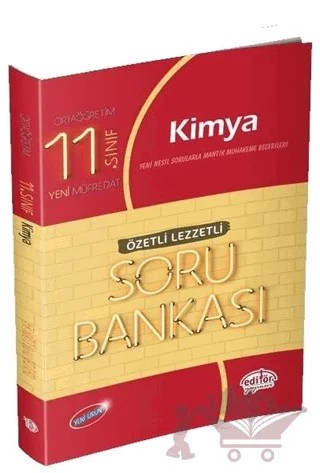 11. Sınıf Kimya Özetli Lezzetli Soru Bankası – Kolektif – Editör Yayınevi kitap kapağı