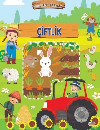 Çiftlik - Pencereli Kitaplar – Kolektif – 0-6 Yaş Yayınları kitap kapağı