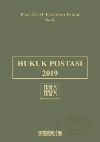 Hukuk Postası 2019 – H. Ercüment Erdem – On İki Levha Yayınları kitap kapağı
