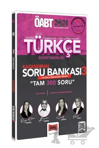 2024 ÖABT Türkçe Öğretmenliği Kazandıran Soru Bankası 3 – Kevser Evsen – Yargı Yayınevi kitap kapağı