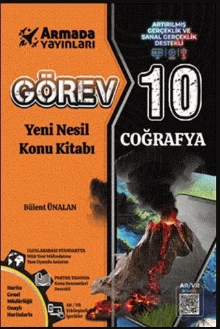 10. Sınıf Görev Coğrafya Yeni Nesil Konu Kitabı – Bülent Ünalan – Armada Yayınları kitap kapağı