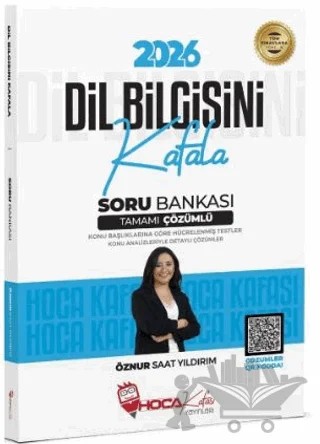 2026 KPSS TYT Dil Bilgisini Kafala Soru Bankası Çözümlü – Öznur Saat Yıldırım – Hoca Kafası Yayınları kitap kapağı