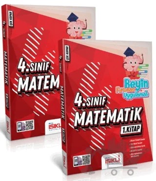 4. Sınıf Matematik Beyin Fırtınası Uygulamalı Soru Bankası Seti – Kolektif – Bilal Işıklı Yayınları kitap kapağı