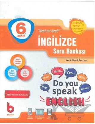 6. Sınıf İngilizce Soru Bankası – Kolektif – Basamak Yayınları kitap kapağı