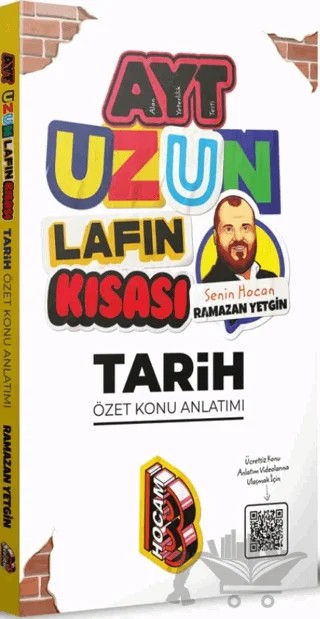 AYT Uzun Lafın Kısası Tarih Özet Konu Anlatımı – Ramazan Yetgin – Benim Hocam Yayınları kitap kapağı