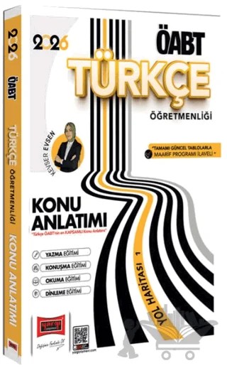 2026 ÖABT Türkçe Öğretmenliği Yazma Eğitimi - Konuşma Eğitimi - Okuma Eğitimi - Dinleme Eğitimi Konu Anlatımı Yol Haritası 1 – Kevser Evsen – Yargı Yayınevi kitap kapağı