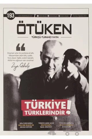 Ötüken Dergisi Sayı: 193 Temmuz - Ağustos 2021 – Ötüken Dergisi kitap kapağı