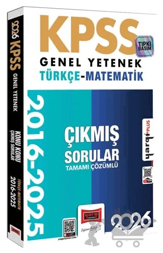 2026 KPSS Genel Yetenek Türkçe Matematik 2016 2026 Konu Konu Tamamı Çözümlü Çıkmış Sorular – Kolektif – Yargı Yayınevi kitap kapağı