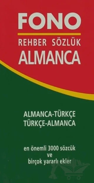 Almanca / Türkçe – Türkçe / Almanca Rehber Sözlük – Kolektif – Fono Yayınları kitap kapağı