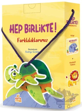 Hep Birlikte! - Farklılıklarımız (Kitap ve Oyun Seti) – Kolektif – Bi Kutu Oyun kitap kapağı