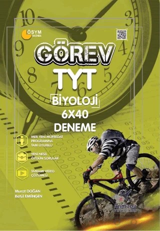 Görev Tyt Biyoloji 6x40 Deneme – Kolektif – Armada Yayınları kitap kapağı