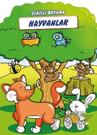 Hayvanlar - Şekilli Boyama – Kolektif – Mikro Kitap kitap kapağı