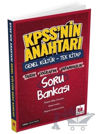 2026 KPSS Genel Kültür Anahtar Sorular Alıştırma Kitabı – Kolektif – Anahtar Kitap kitap kapağı