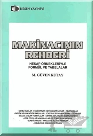 Makinacının Rehberi – M. Güven Kutay – Birsen Yayınevi kitap kapağı
