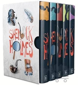 Sherlock Holmes Serisi Kutulu Set (5 Kitap Takım) – Sir Arthur Conan Doyle – Parodi Yayınları kitap kapağı