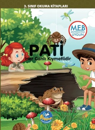 Pati - Her Canlı Kıymetlidir – Derya Erdoğmuş – Minik Flipper kitap kapağı