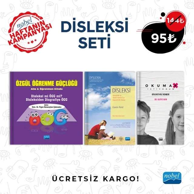 Disleksi Seti – Gavin Reid, Ulviye Akın, Figen Karaceylan Çakmakçı, B. Meryem Gönenç, Seçil Çiçek Eren – Haftanın Kampanyası kitap kapağı