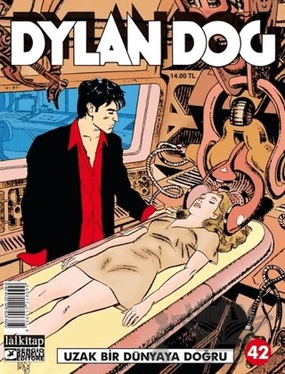 Dylan Dog Sayı 42 - Uzak Bir Dünyaya Doğru – Tiziano Sclavi – Lal Kitap kitap kapağı