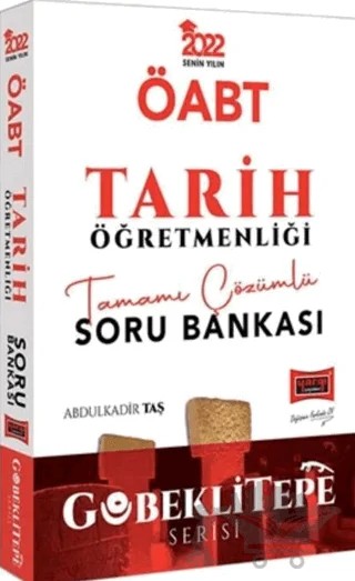 2022 ÖABT Göbeklitepe Serisi Tarih Öğretmenliği Tamamı Çözümlü Soru Bankası – Abdulkadir Taş – Yargı Yayınevi kitap kapağı