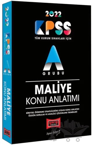 2022 KPSS A Grubu Maliye Konu Anlatımı – Kolektif – Yargı Yayınevi kitap kapağı
