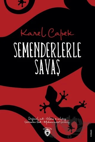 Semenderlerle Savaş – Karel Çapek – Dorlion Yayınları kitap kapağı